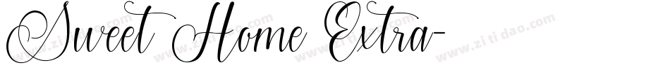 Sweet Home Extra字体转换
